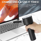 ABVOT Electric Air Duster, Compressed Air Duster, Portable 45000 RPM Cordless Dust Blower, 6000mAh Battery Air Can Duster, Powerful Computer Keyboard Cleaning Air Spray