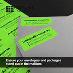 Neon Green Address Labels - 2.625 x 1 - Pack of 3,000 Labels, 100 Sheets - Inkjet/Laser Printer - Online Labels