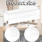 Cubicle Name Plate Holders Cubicle Name Plate Sign Holder Name Plate Bracket Double Sided Nameplates for Walls 2X8 PET Material Changeable Cubicle Name Plate Holder for School Office (8)