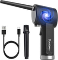 DOROBEEN Compressed Air Duster, Cordless Portable Rechargeable Compressed air, 33000 RPM Electric Air Duster for Computer Keyboard Electronics Cleaning, Built-in Battery Electronic Blower (Black)