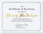 PaperDirect Foil Elegance Specialty Certificates, 50 Sheets of 38lb White Paper, 8½" x 11", Double Silver Foil Border, Perfect for Awards, Students, Employees, Volunteers, Course Completion, Diplomas