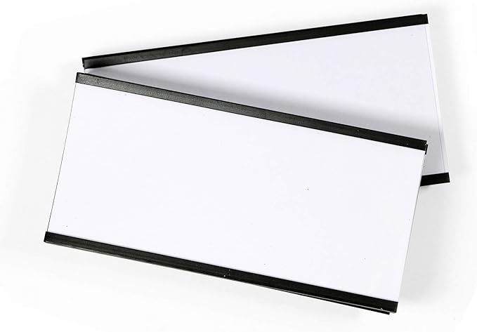 SmartSign Magnetic 'C' Channel Label Holders | 2" x 4", Pack of 10