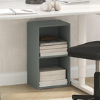 Furinno PASIR Book Shelf, 2-Tier Modern Bookshelf, Open Shelves Bookcase 9 x 12 x 21, for Living Room, Bedroom, Home Office, Sage Green