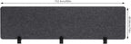 2 Pack Polyester Desk Dividers, Soundproof Room Divider Office Furniture Partitions, Privacy Desk Panel with Clamps, Stand Up Freestanding Desk Privacy Panel for Office Classroom(60" x 16")