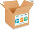Extra Large Shipping & Moving Boxes 20 x 20 x 16 inches (5-Pack) - Extra Strength 200 lb vs Regular - Corrugated Shipping Box, Made in USA - Heavy Duty Shipping Box by IDL Packaging