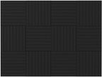 Baysola Large Cork Boards for Walls – 48 x 36 Self Adhesive Felt Wall Tiles, Ideal for Office Black Bulletin Board, Easy to Install Pin Board Photo Board Dart Board Wall Protectors