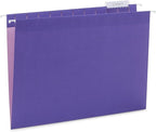 Blue Summit Supplies 25 Jewel Tone Hanging File Folders Letter Size with Tabs, Reinforced Hanging File Folders Jewel Tone, Includes Plastic Tabs and Inserts