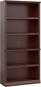Bevfint Bookshelf, Open Storage 70 Inch Tall 5 Shelf Bookcase, Floor Standing Bookshelves and Bookcases, Book case for Farmhouse Library Office Bedroom Kids, Mahogany - 5 Tier
