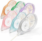 Aipker Correction Tape, Extra-Long 30 m (98 ft) Each – 590 ft Total, Easy-to-Use White Out Tapes Dispensers, High Capacity White Out Correct Tapes for School, Office or Home Use - 6 Pack