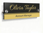 Personalized Office Wall Name Plate Sign Custom Door Name Plate Office Gifts Executive Sign Wall Plate Business Sign