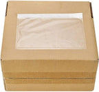 9527 Product 7.5" x 5.5" Clear Adhesive Top Loading Packing List/Shipping Label Envelopes (500 Pack)