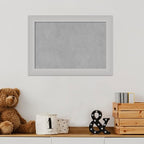 Amanti Art Silver Framed Magnetic Board 15x21 Small Vision Board for use with Magnets, 100% Metal Sheet to Display Items as Office Decor or for Home Organization in mudroom, Kitchen or Kids Room