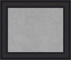 Amanti Art Black Framed Magnetic Board 21x25 Small Vision Board for use with Magnets, 100% Metal Sheet to Display Items as Office Decor or for Home Organization in mudroom, Kitchen or Kids Room