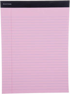 Mintra Office Legal Pads - ((BASIC PASTEL 6pk, 8.5in x 11in, WIDE RULED))