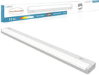 Leetdud LED Under Cabinet Lighting Hardwired or Plug in, 32 Inch 16W, Dimmable 5 Color 2700K/3000K/3500K/4000K/5000K, Linkable Eyes Care Design Counter Lights for Kitchen, Sink, ETL Listed, White