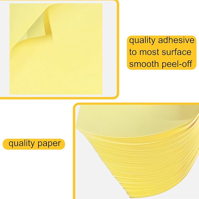 48 Pack 2400 Sheets Sticky Notes 3x3, 8 Colors Sticky Note Pads, Colored Sticky Notes Bulk Postits Notes for Office, School, and Home Supplies, 50 Sheets/pad