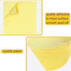 48 Pack 2400 Sheets Sticky Notes 3x3, 8 Colors Sticky Note Pads, Colored Sticky Notes Bulk Postits Notes for Office, School, and Home Supplies, 50 Sheets/pad