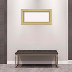Amanti Art White Cork Board for Wall, 18x36 Vision Board with Gold Frame, Medium Corkboard Office Decor for Home Organization, Casual Corkboard Pinboard to Display Items for Home Organization in