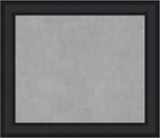Amanti Art Black Framed Magnetic Board 25x29 Medium Vision Board for use with Magnets, 100% Metal Sheet to Display Items as Office Decor or for Home Organization in mudroom, Kitchen or Kids Room