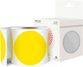 3 Inch Round Color Coding Labels (500 per Roll) - Colored Dot Stickers Round Labels for Inventory, Warehouse, Office Organizing - Yellow Circle Stickers