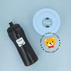 Large Name Labels for Kids (33) - Custom Stickers for Daycare and School Supplies - Durable, Waterproof Stickers for Water Bottles, Lunch Boxes, and More with Unique Designs - Hockey