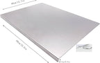 BILLAMB Stainless Steel Cutting Boards for The Kitchen, Suitable for Meat, Fruits, Vegetables, Bread, and Baking Large-sized Cutting Boards (60 x 40cm/23.6 x 15.7 in)