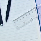Color Transparent Ruler Plastic Rulers - Ruler 12 inch, Kids Ruler for School, Ruler with Centimeters, Millimeter and Inches, Assorted Colors, Clear Rulers, 7 Pack School Rulers