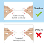 Dicatlon White Correction Tape 12 Pack, Easy Use Roller Applicator, Instant Dry, Jam Free PET Film, Smooth Precise Corrections for School, Office, Home