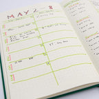 Simply Genius Notebooks - A5, Black, 4-Pack, Hardcover - Dotted Grid Journal for Work & School