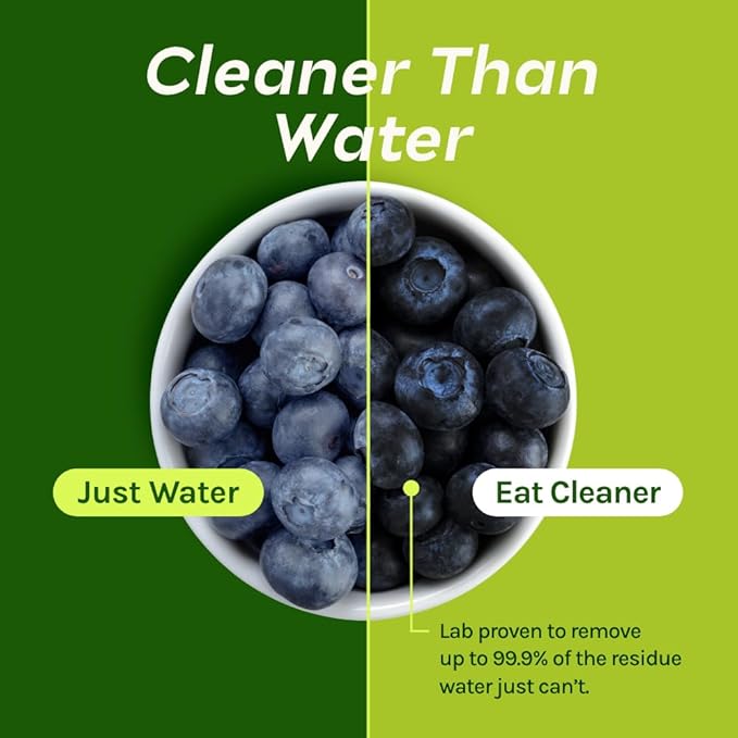 CleanBoss - Eat Cleaner, 12 oz (3 Pack) with one Trigger - Keeps Produce Fresh, Vegan, Gluten Free