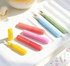 czxwyst Majohn Wancai 2.0 Mini Pocket-Size Eyedropper Fountain Pen (EF Nib 0.38mm, Peachy Pink)