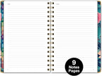 HARDCOVER 2026 Planner, 5.5"x8": 14 Months (November 2025 - December 2026), Daily Weekly Monthly Planner, Yearly Agenda, Bookmark, Pocket Folder and Sticky Note Set (Teal Floral)