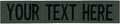 Custom Uniform Name Tapes Solid Colors. Olive Drab Ripstop, 4 Inch Hook Fastener (Uniform Ready Fastener)
