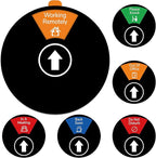 Out Of Office Door Sign - 6 Status Options: Private, Meeting, Do Not Disturb, Remote, Away