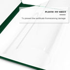 Diploma Cover 8.5” x11” Diploma Holder of Graduation Leatherette Padded Certificate（Tent Style),40-Pack