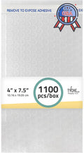 TYCHE Clear Bubble Bags 4 x 7.5 in / 10.16 cm x 19.05 cm Self-Sealing Bubble Mailers for Shipping, Bubble Wrap Pouches, Padded Mailing Envelopes 1,100 Pack MADE IN USA (4" x 7.5", 1100.0, Count)