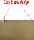 Bonfasvo Rigid Mailers 30 Pack 9.25 x 11.75 inches Brown Self Seal Stay Flat Bulk Cardboard Kraft No Bend Mailers Peel and Seal for Document Photos Pictures Papers Files CD