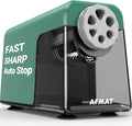 AFMAT Heavy Duty Electric Pencil Sharpener, 6 Holes, Auto Stop Pencil Sharpeners for 6-11mm Pencils, Classroom Electric Sharpener for Artists, 7000 Sharpenings, Save Pencils, PSX1