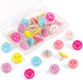 Push Pins,30pcs Push Pins for Cork Board Decorative Thumb Tacks Cute Fun Thumb Tacks Decorative for Photo Wall, Feature Wall,Map, Bulletin Board, Office or Home (Mix)