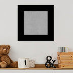 Amanti Art Black Framed Magnetic Board 17x17 X-Small Vision Board for use with Magnets, 100% Metal Sheet to Display Items as Office Decor or for Home Organization in mudroom, Kitchen or Kids Room