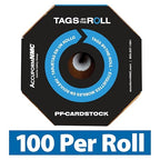 AccuformNMC 100 Safety Tags by-The-Roll, Danger Out of Service, US Made OSHA Compliant Tags, Waterproof PF-Cardstock, Resists Tears, 6.25"x3", TAR118