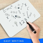 Small White Board, 11 x 14 Dry Erase Board, 2 Small White Boards Dry Erase, Double Sided Whiteboard, Lapboard for Kids, Office and Classroom