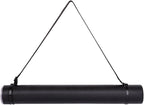 TRANSON Durable Poster Storage Tube with Straps 24"-40" Extendable for Blueprints, Artwork, Maps, Posters Color Black