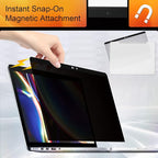Magnetic Privacy Screen MacBook Pro 13 Inch (2012-2015), Removable Anti Blue Light Glare Filter Laptop Privacy Screen Protector with Camera Cover for Apple Mac 13''