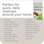 Quikcloth® Everyday Clean – Plant-Based, Gentle, Plastic-Free Cleaning Wipes for Home & Kitchen - Safe on Hands and Surfaces