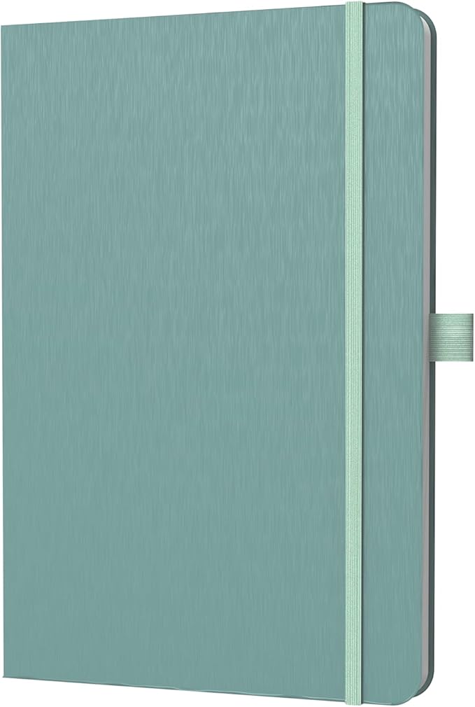 ONAVIA A5 Lined Journal Notebook, 7mm College Ruled Notepad, Journaling for Writing, Work, School, Travel and Note Taking, Hardcover 160 Pages (80 Sheets) 5.79 x 8.3 inches (Midnight Green)