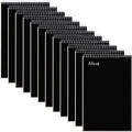 Alitte Steno Pads Spiral 6x9-12 Pack - Gregg Ruled, Perfect for Work, School, and Home Use, Easy Tear-Off Pages, White Paper - No Ink Bleeds - 80 Sheets
