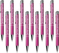 Yucold Customized ballpoint pens in bulk, personalized ballpoint pens with free engraving, for use in companies, enterprises, graduation anniversaries (Rose pink,78)