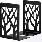 Book Ends, Bookends, Book Ends for Shelves, Bookends for Shelves, Bookend, Book Ends for Heavy Books, Book Shelf Holder Home Decorative, Metal Bookends Black 1 Pair, Bookend Supports, Book Stoppers