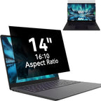 Laptop Privacy Screen 14 Inch, Laptop Screen Privacy Shield 16:10 Aspect Ratio Anti-Glare Blue Light Computer Monitor Protector,Removable 14in Filter for Lenovo HP Dell Acer Asus Thinkpad Envy Xps